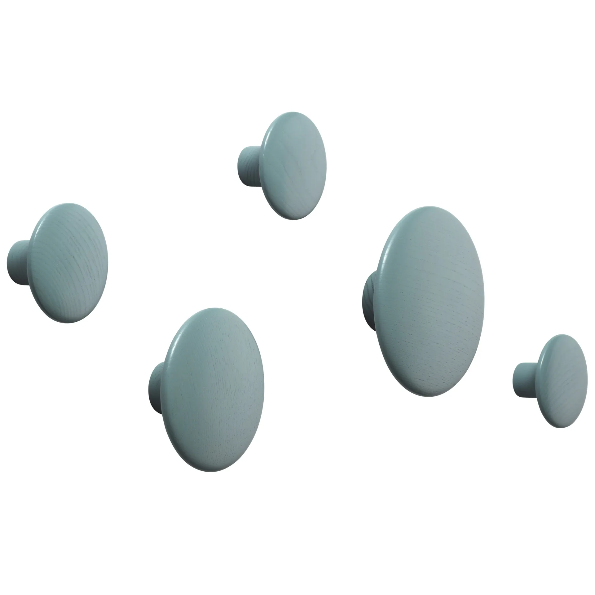 The Dots clothes hook petroleum (blue), medium Muuto