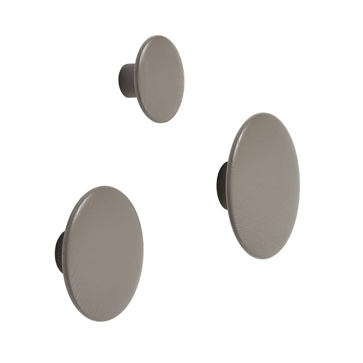 The Dots clothes hook taupe - Medium - Muuto