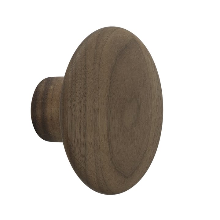 The Dots clothes hook walnut, Small Muuto