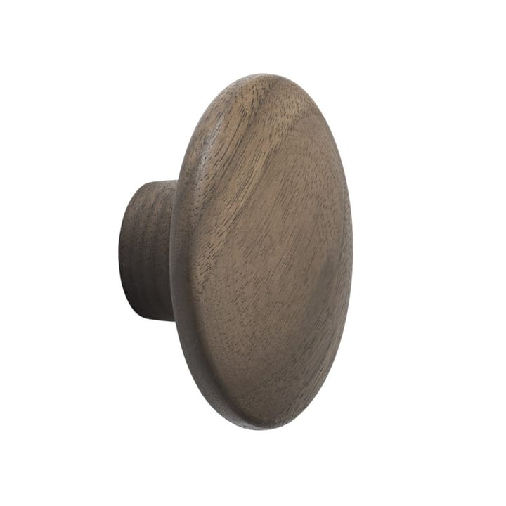 The Dots clothes hook walnut, XS Muuto