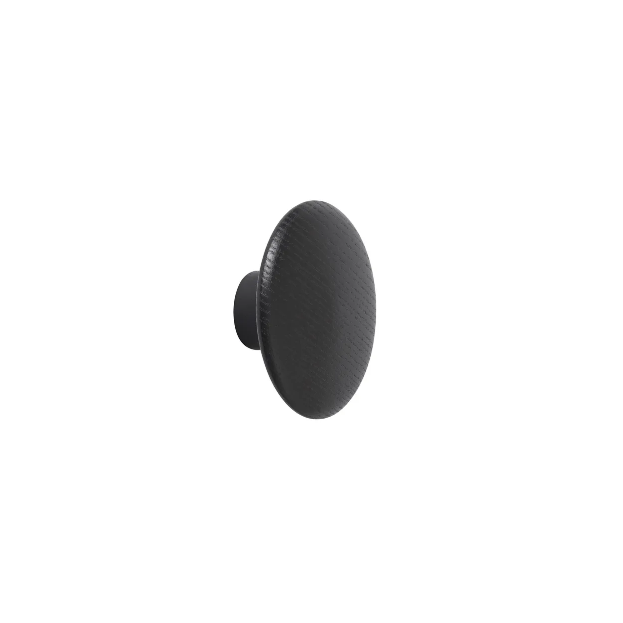 Muuto The Dots coat hook black o6,5 cm | Scandinavian Design | Clothes hooks & hangers | Black