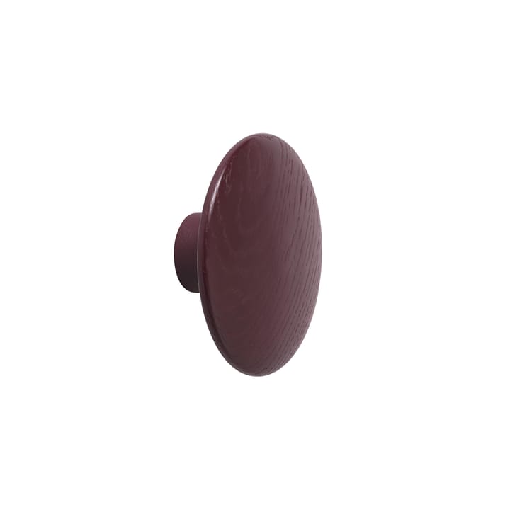 The Dots coat hook burgundy - large - Muuto