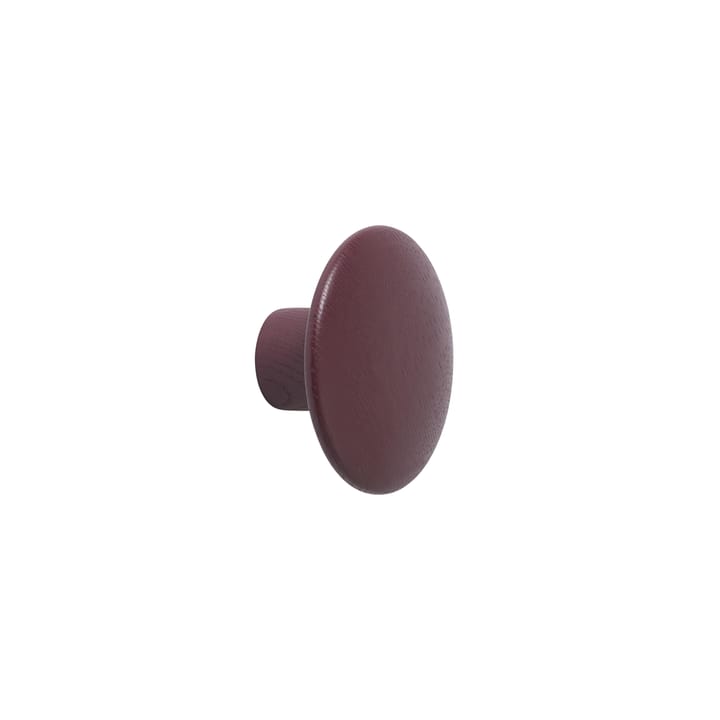 The Dots coat hook burgundy - medium - Muuto