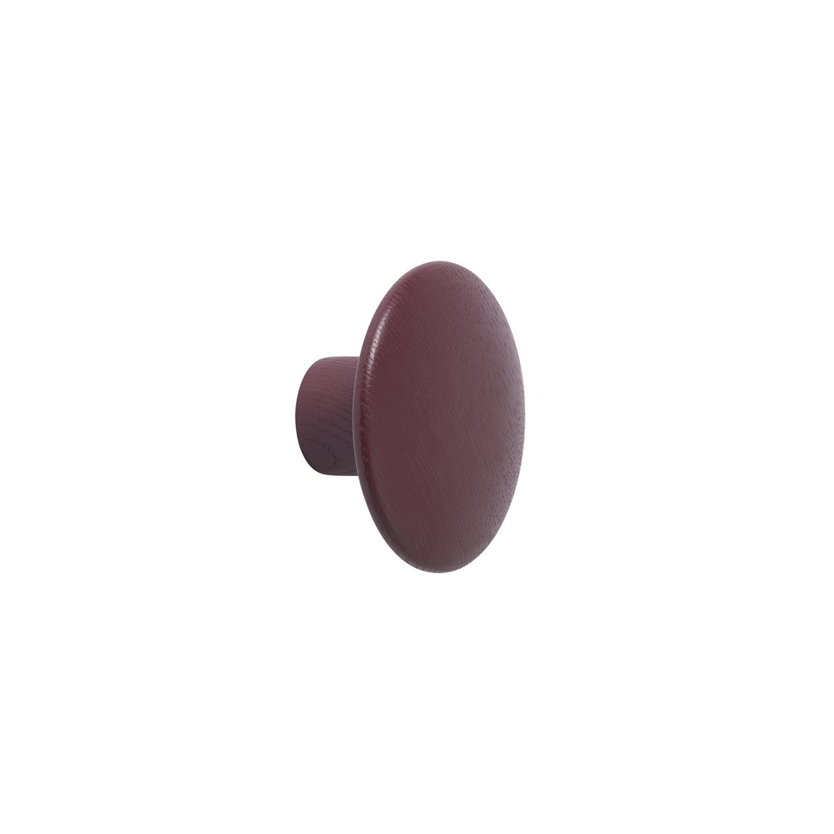 Muuto The Dots coat hook burgundy Medium | Scandinavian Design | Clothes hooks & hangers | Red