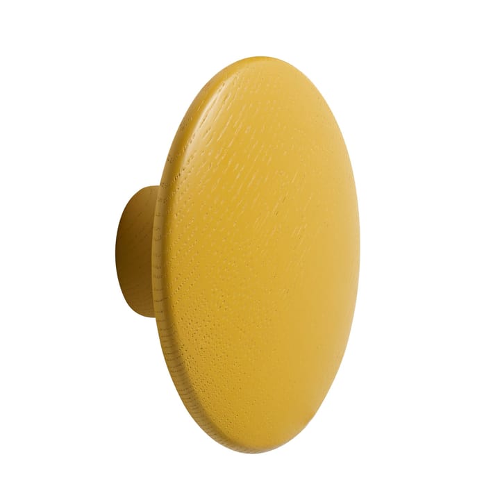 The Dots coat hook mustard yellow, medium Muuto