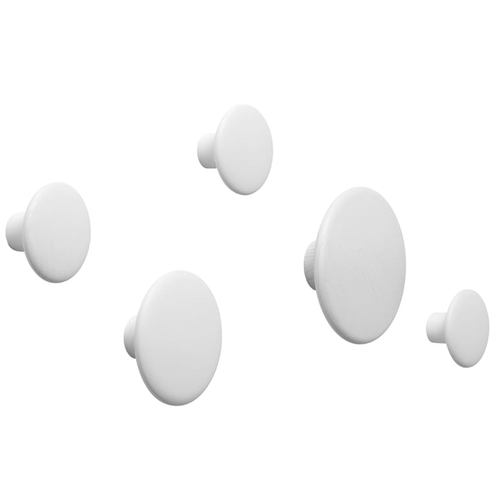 The Dots coat hook white, large Muuto