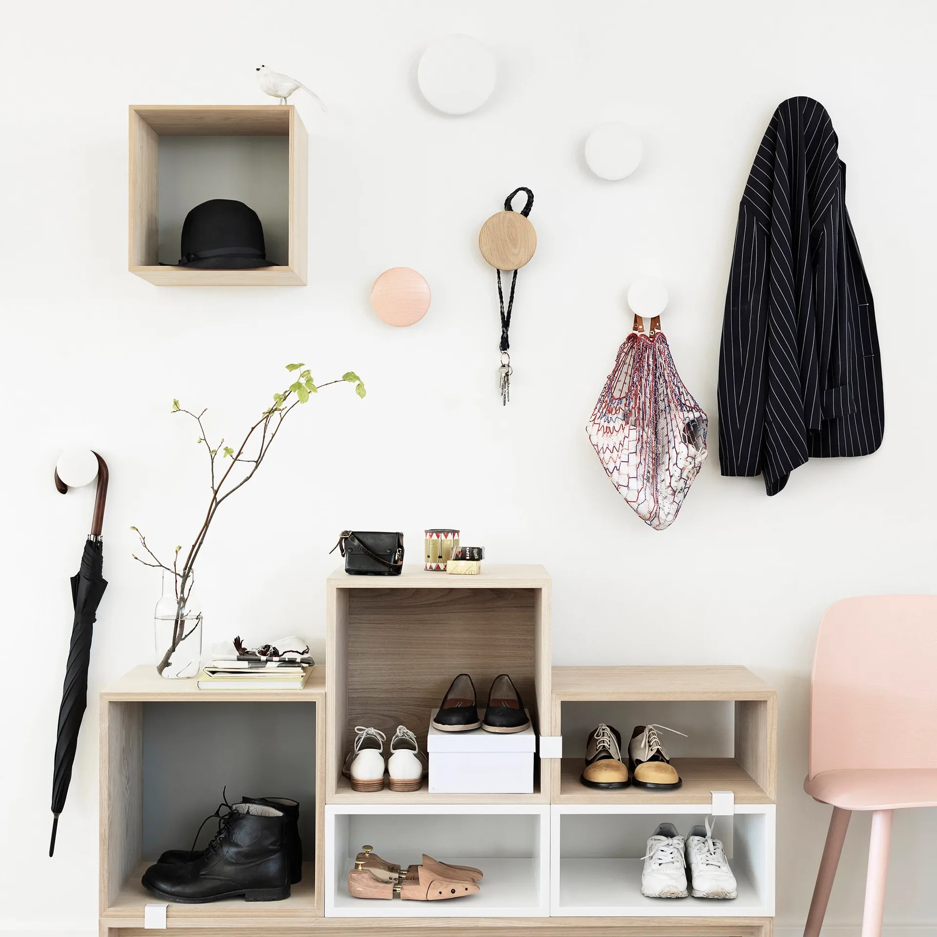 The Dots coat hook white, small Muuto