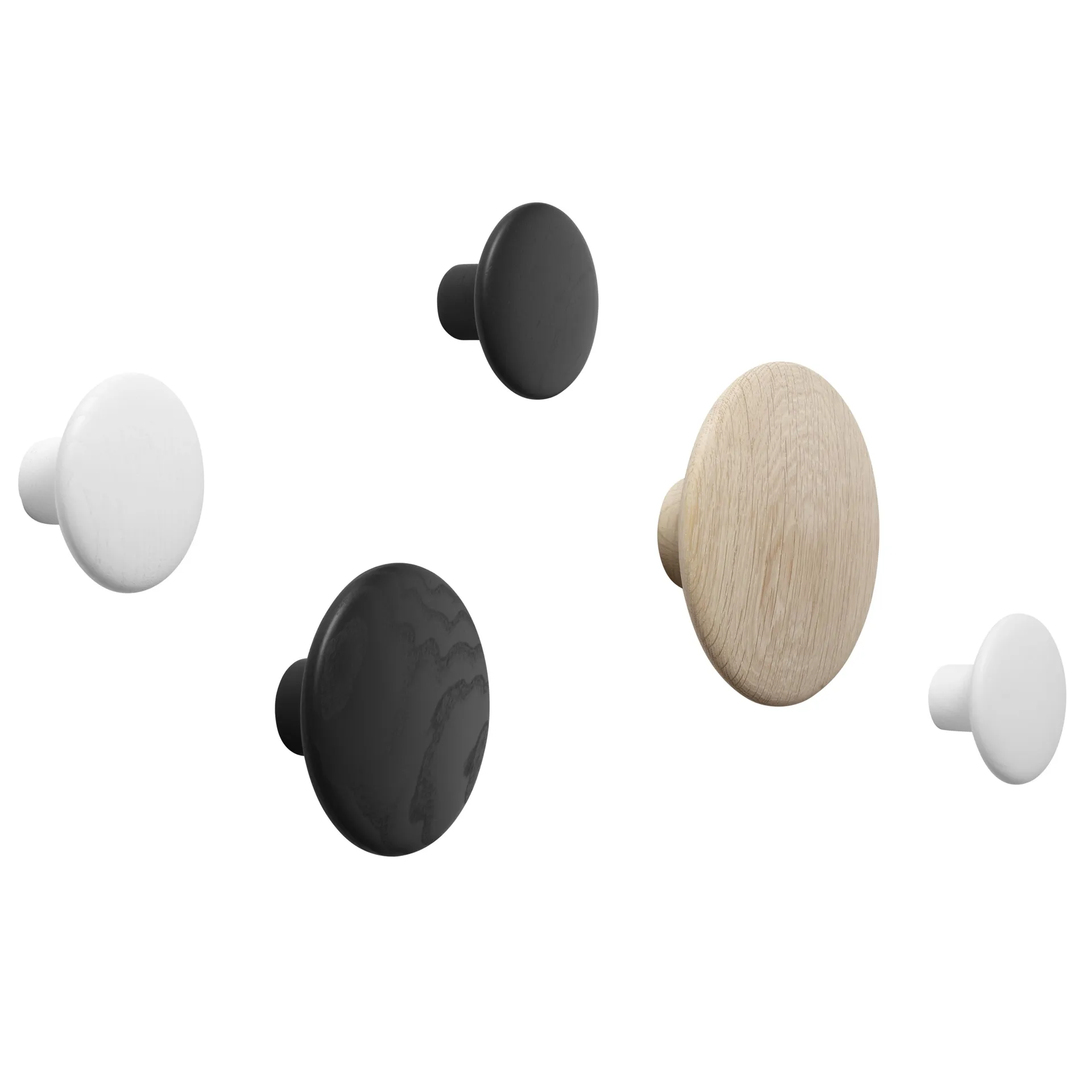 The Dots coat hook white, small Muuto