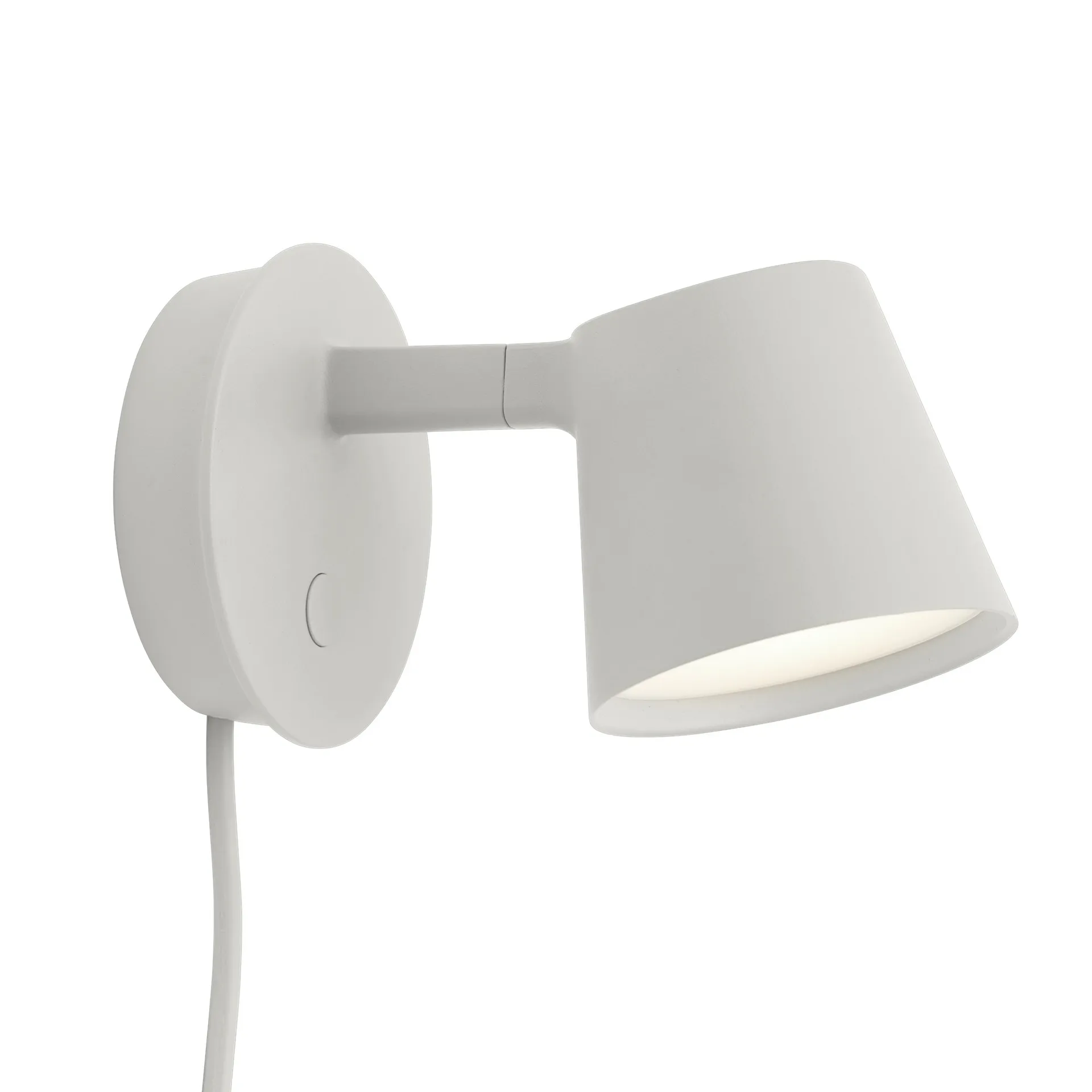 Tip wall lamp, grey Muuto