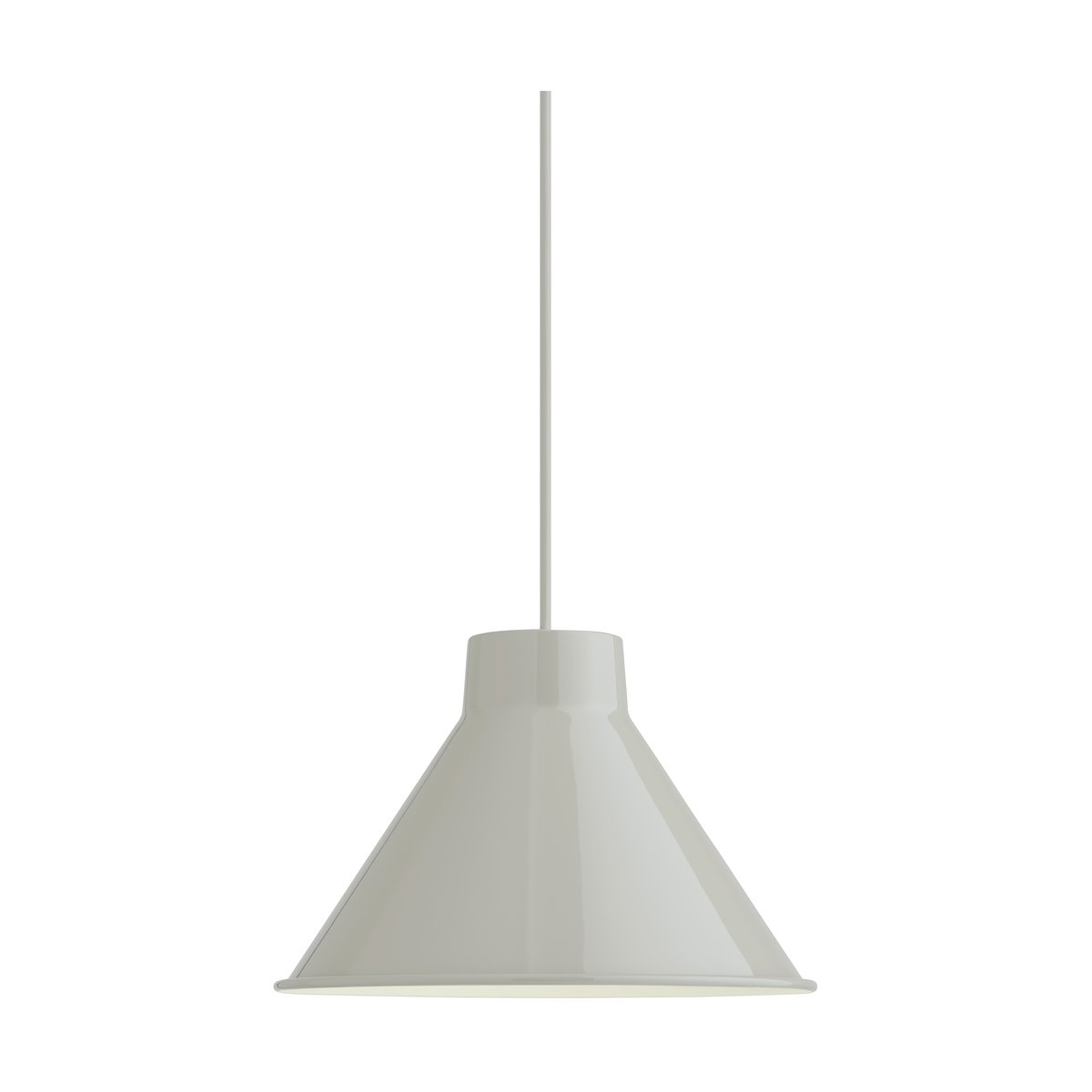 Muuto Top ceiling lamp o28 cm Grey | Scandinavian Design | Pendant lamps | Grey