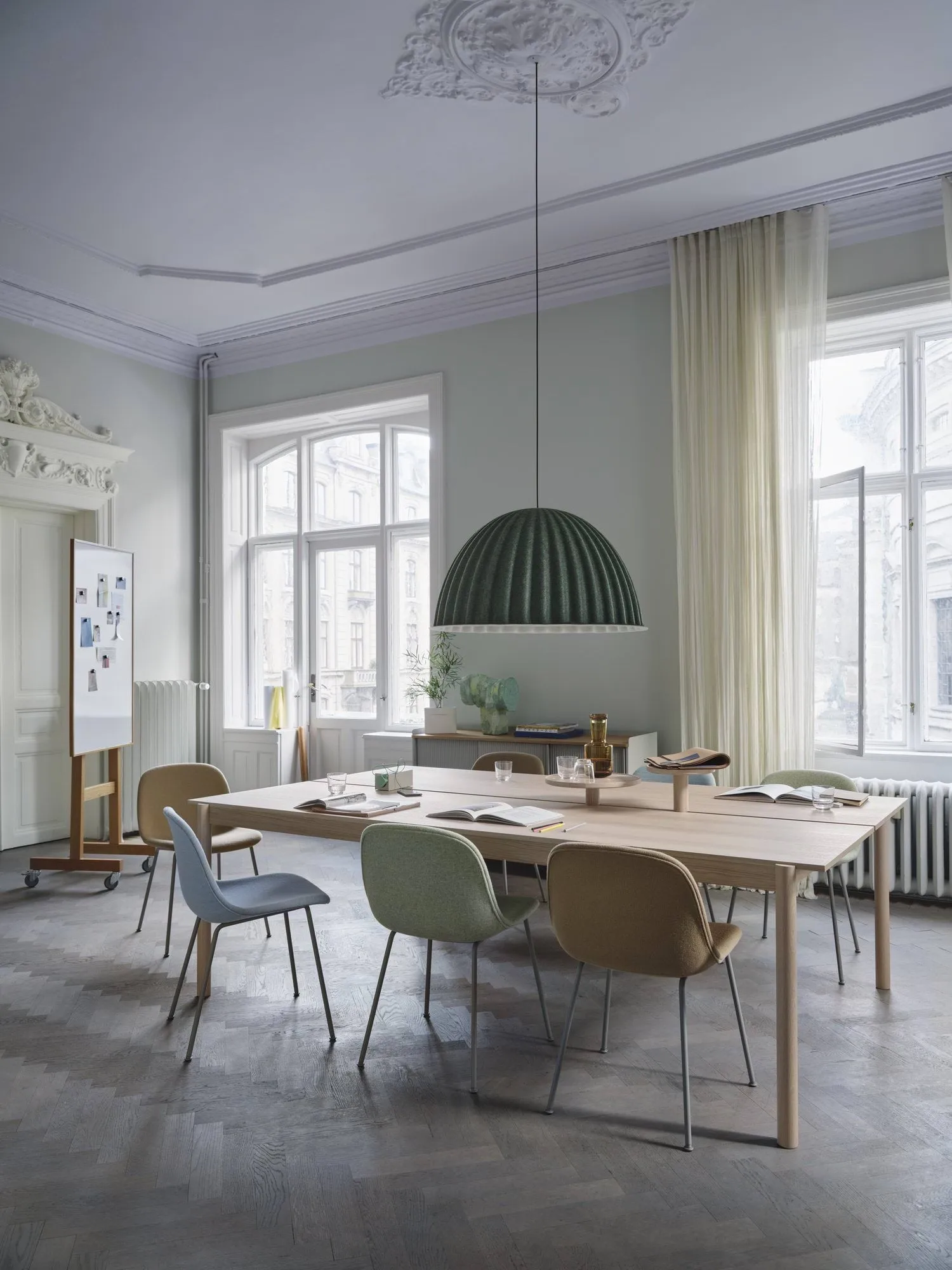 Under The Bell Ceiling Lamp O 55 Cm, Blue grey Muuto