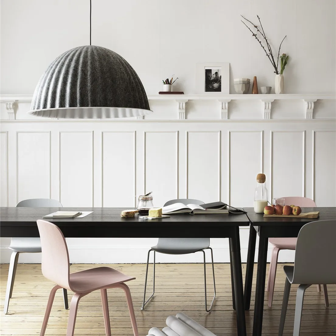 Under The Bell Ceiling Lamp O 55 Cm, dark grey Muuto