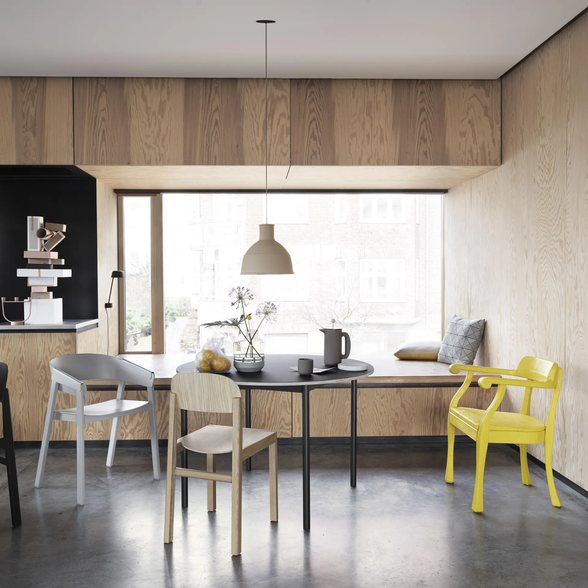 Unfold pendant, Beige rose Muuto