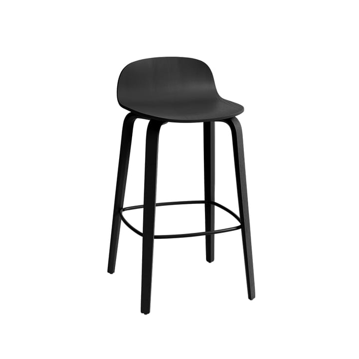 Visu barstool 65 cm - Black-black - Muuto