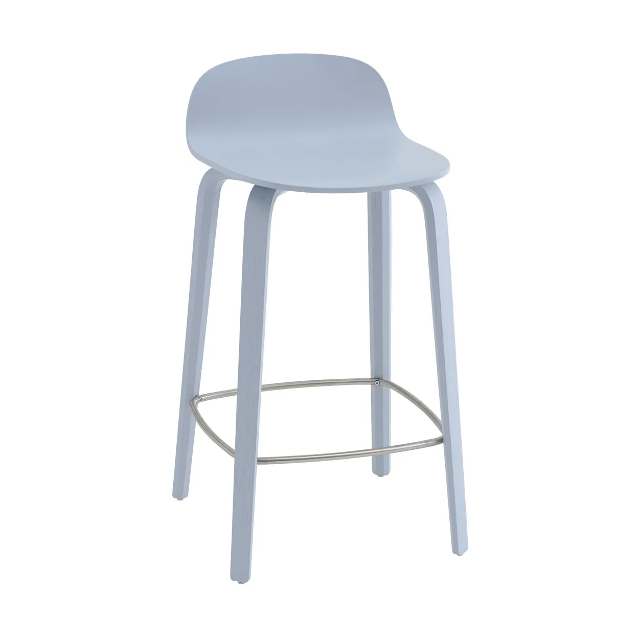 Muuto Visu barstool 65 cm Light blue | Scandinavian Design | Bar stools | Blue