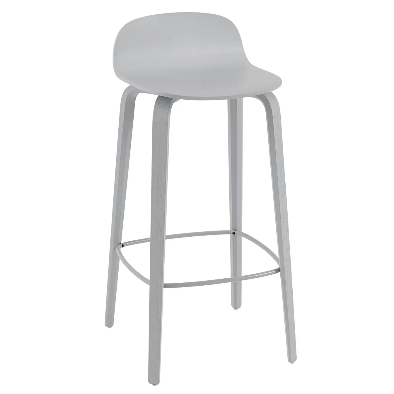 Visu barstool 75 cm, Grey-grey Muuto