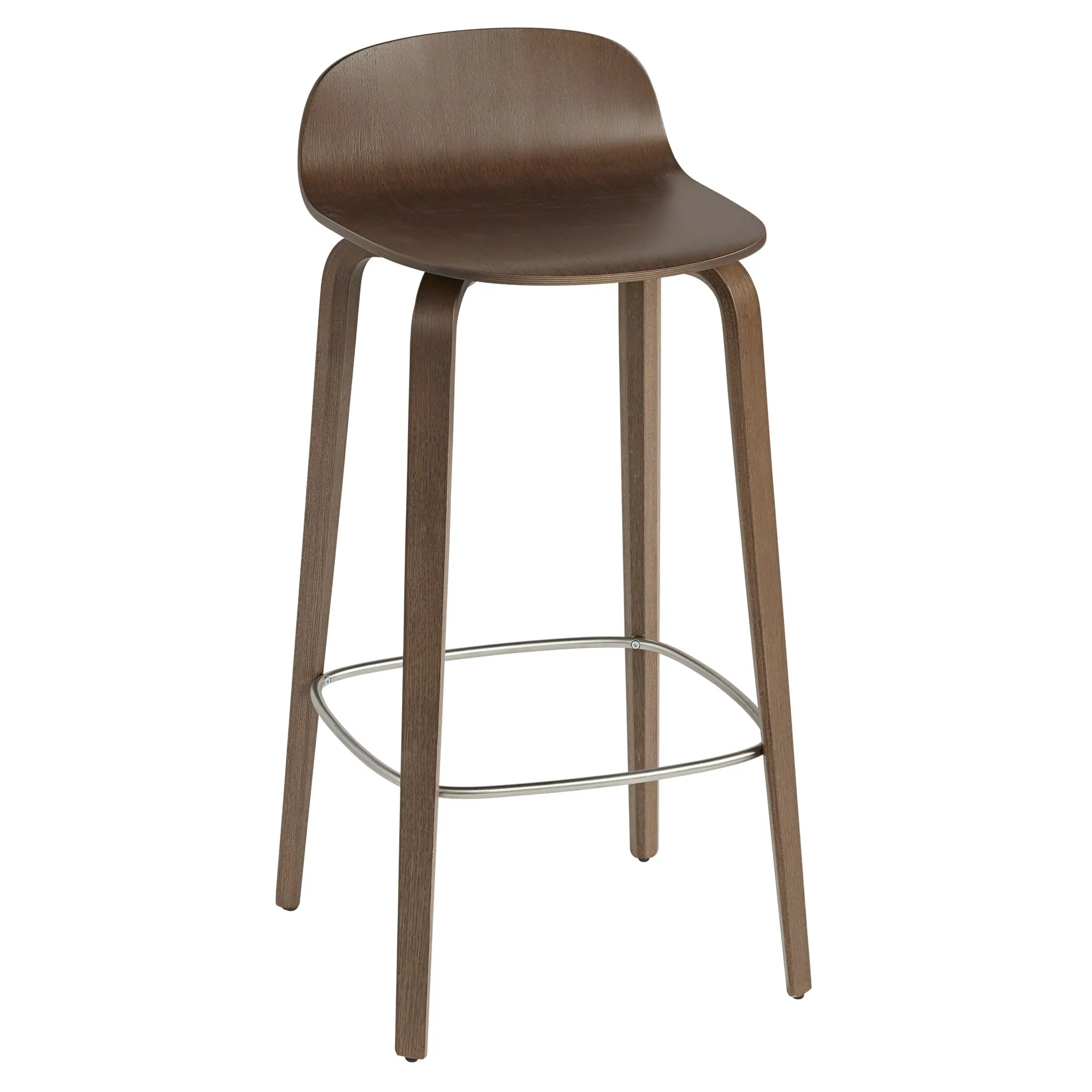 Visu barstool 75 cm, Stained dark brown Muuto