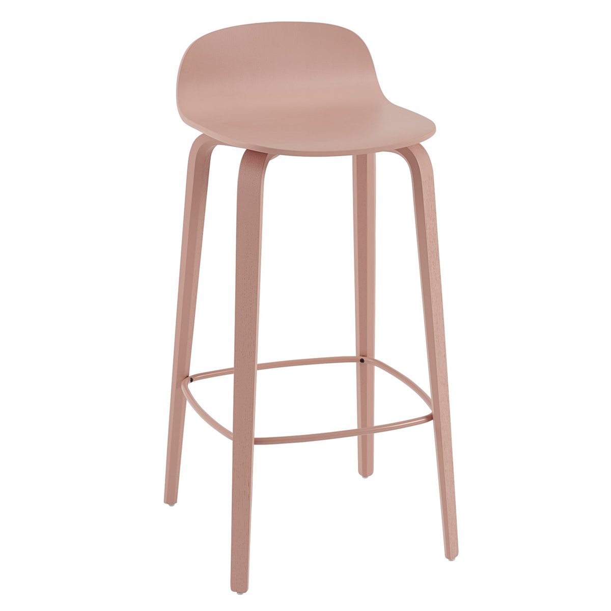 Muuto Visu barstool 75 cm Tan rose-tan rose | Scandinavian Design | Bar stools | Pink