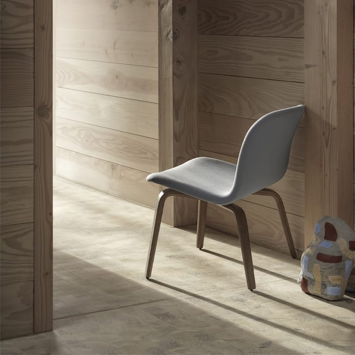 Visu lounge chair upholstered chair - Steelcut 120-brown stained oak - Muuto