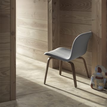 Visu lounge chair upholstered chair - Steelcut 775-oak - Muuto