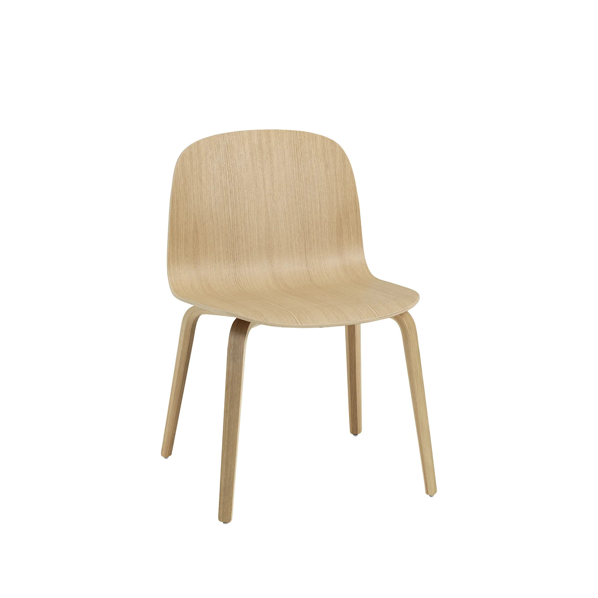 Visu Wide chair, Oak-oak Muuto