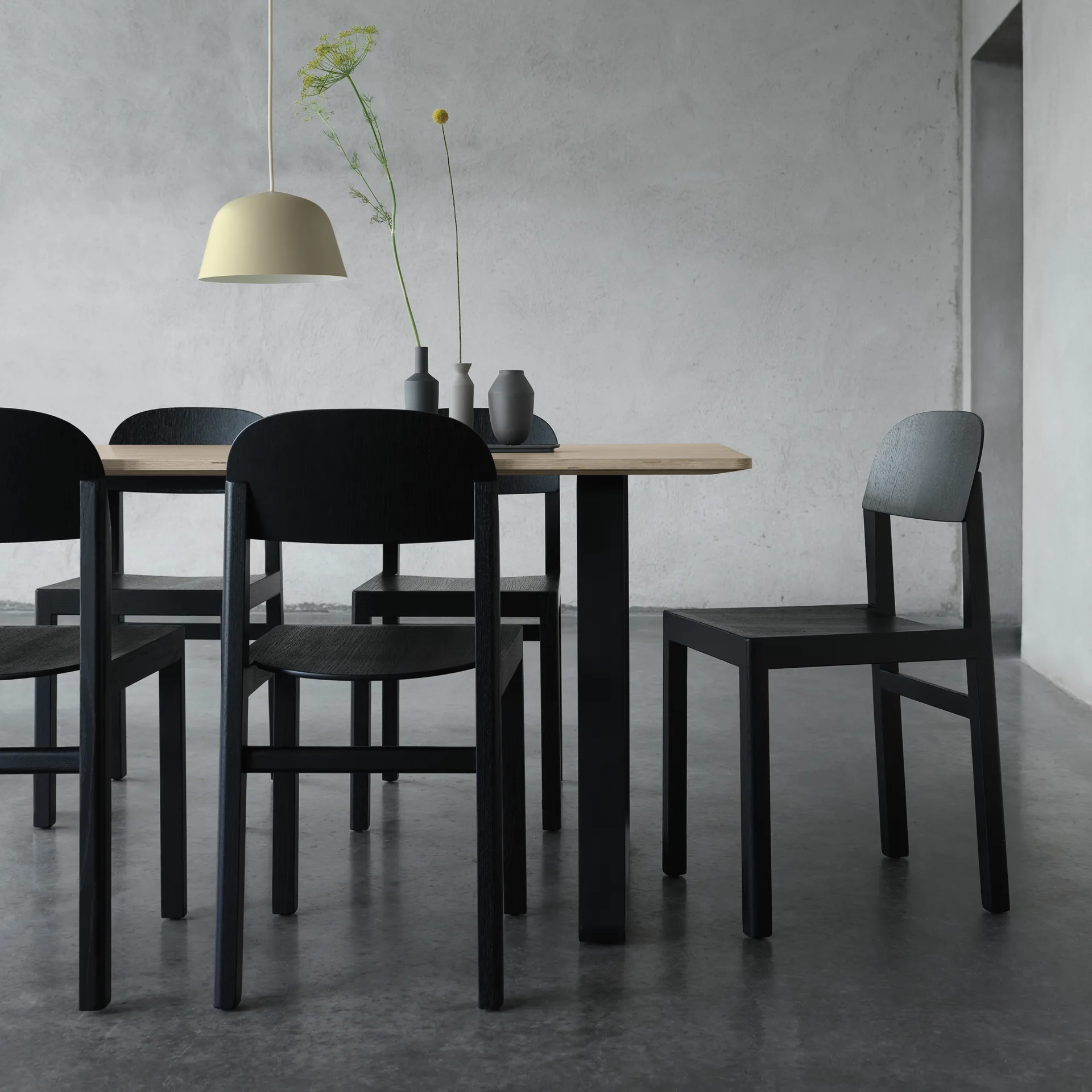 Workshop chair, Black Muuto