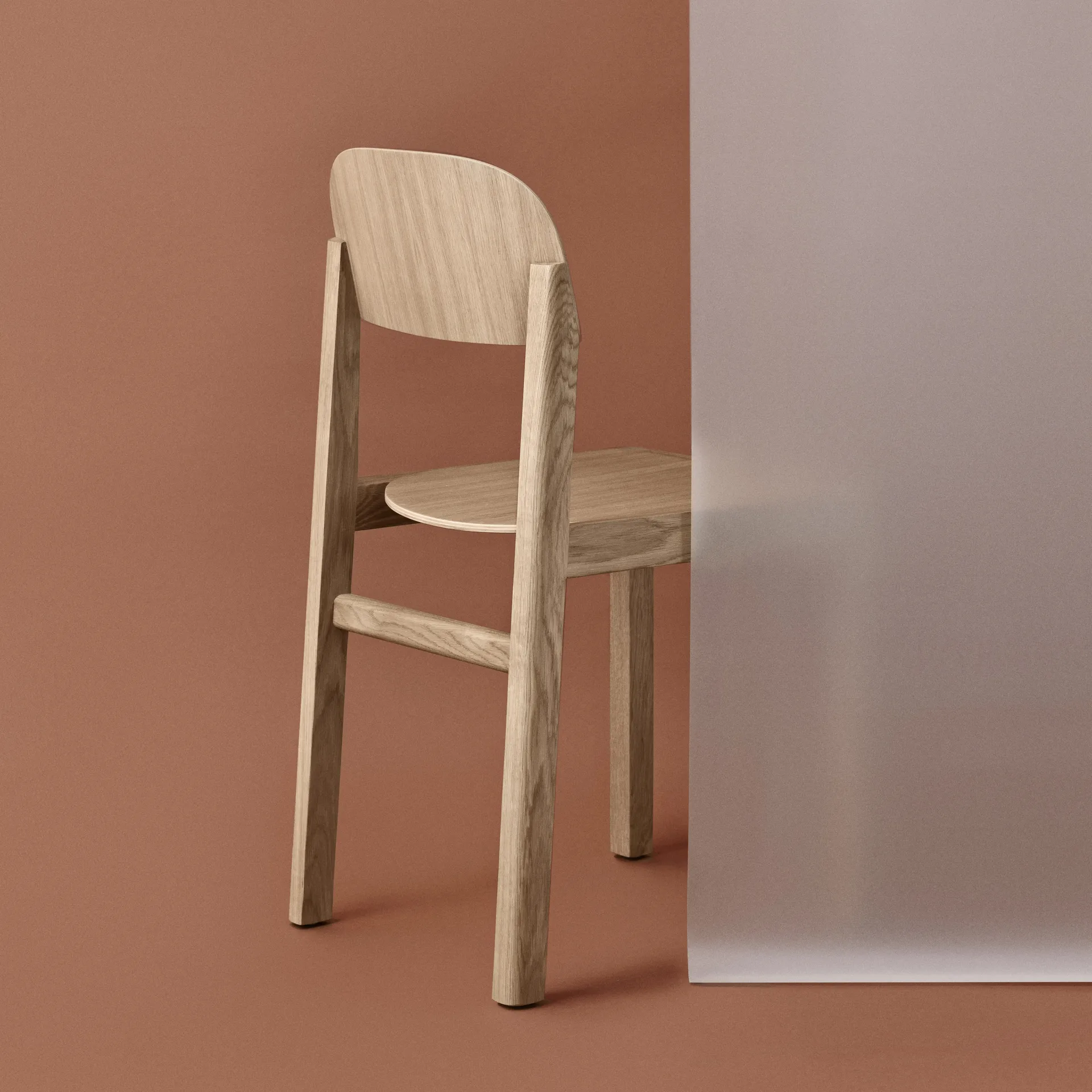 Workshop chair, Oak Muuto