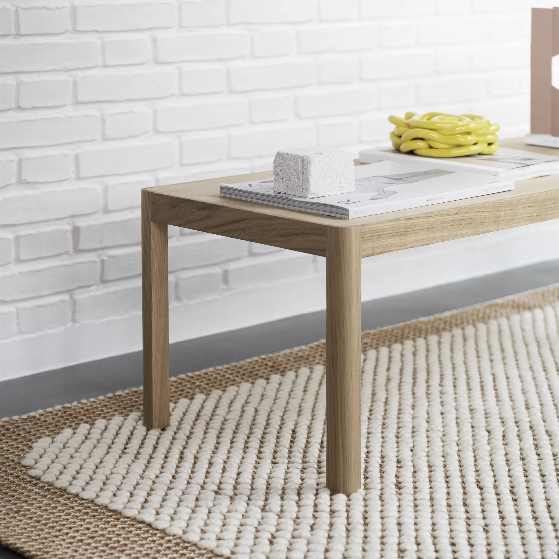 Workshop coffee table, Oak Muuto