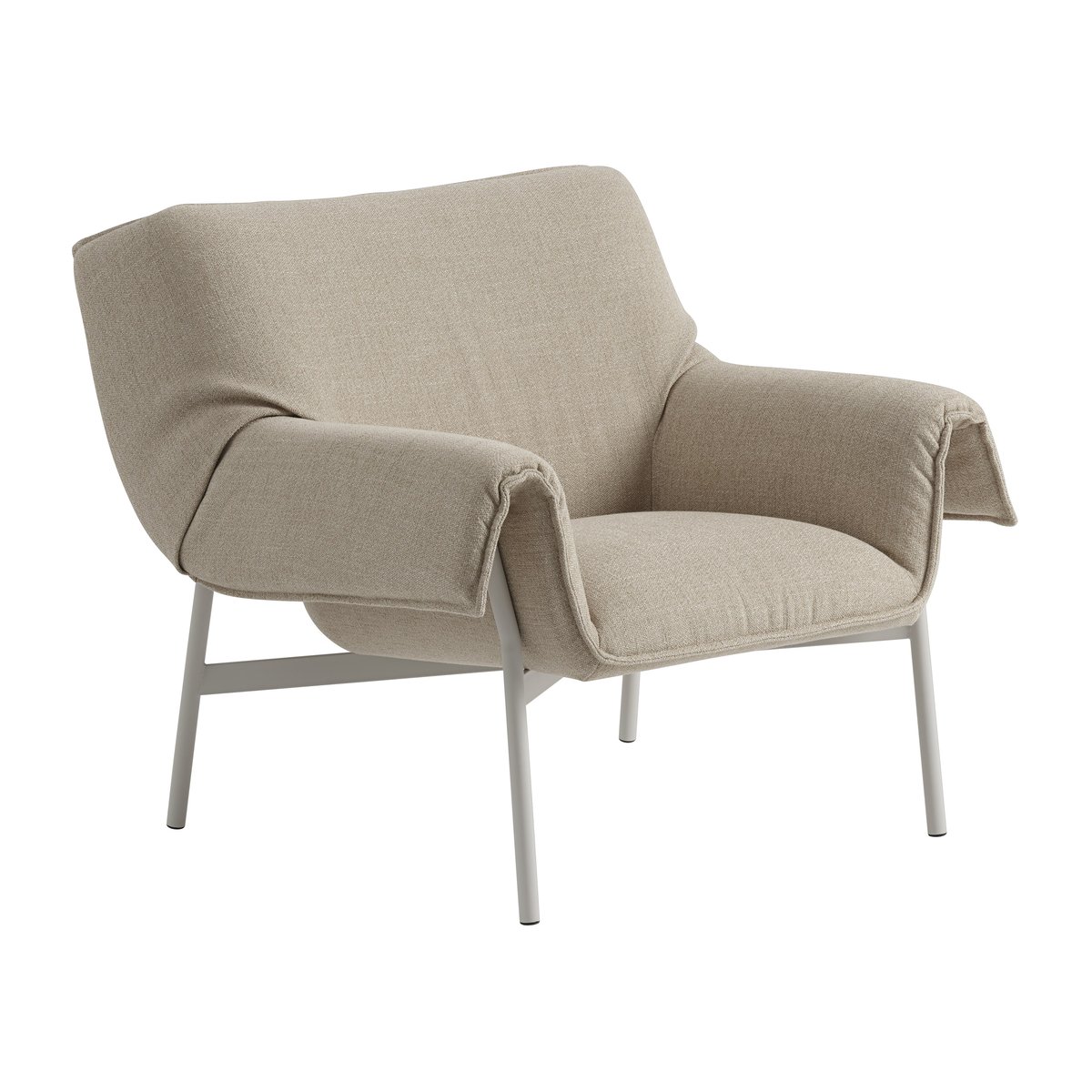 Muuto Wrap Lounge Chair Ecriture 240-grey | Scandinavian Design | Armchairs & footstools | Beige