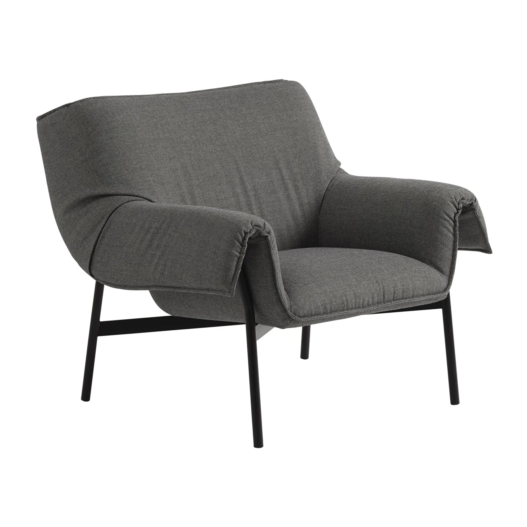 Wrap Lounge Chair, Sabi 151-black Muuto