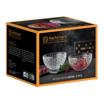 Bossa Nova bowl 15 cm 2-pack - clear - Nachtmann