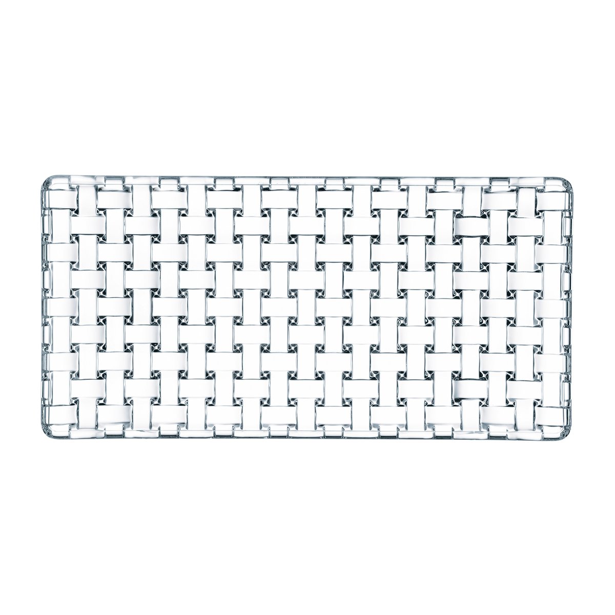 Nachtmann Bossa Nova plate 14x28 cm clear | Scandinavian Design | Dinner plates | Transparent