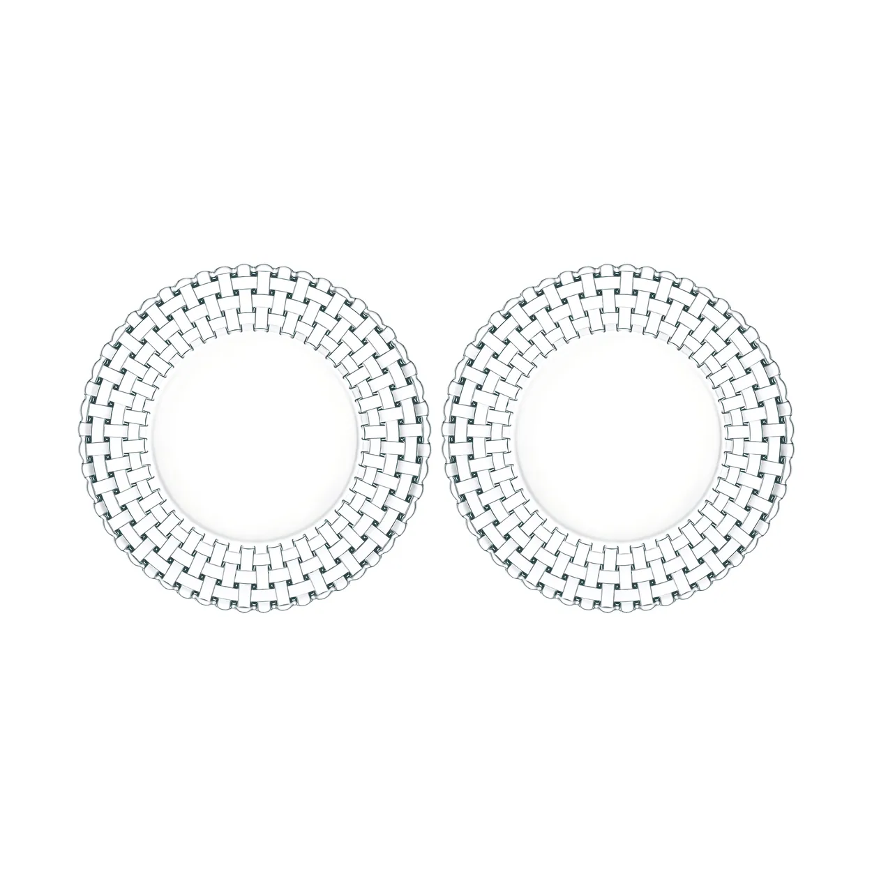 Nachtmann Bossa Nova plate 23 cm 2-pack clear | Scandinavian Design | Dinner plates | Transparent