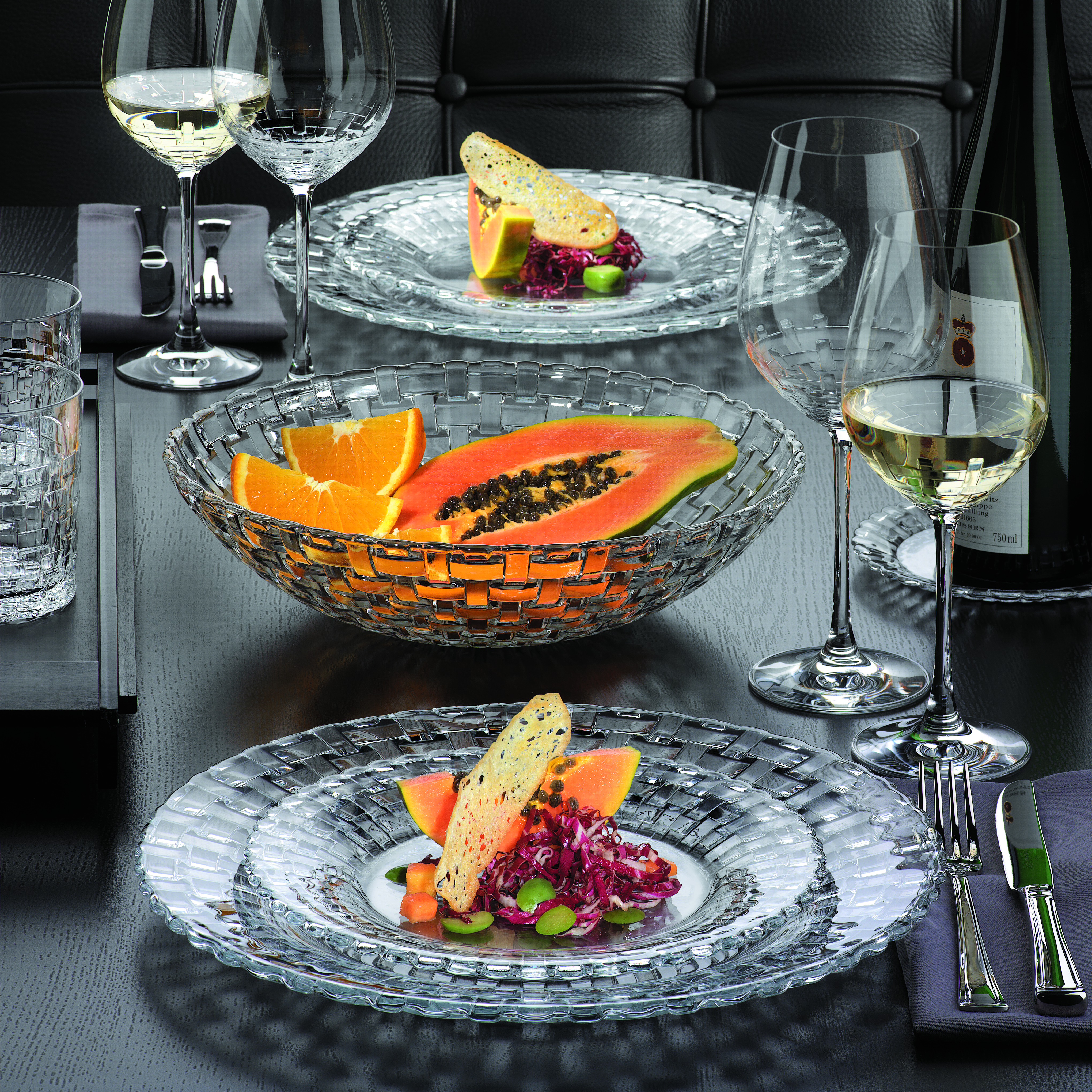 Nachtmann Bossa Nova プレート　23cm 5枚 Bossa Nova plate 23 cm 2-pack from Nachtmann - NordicNest.com