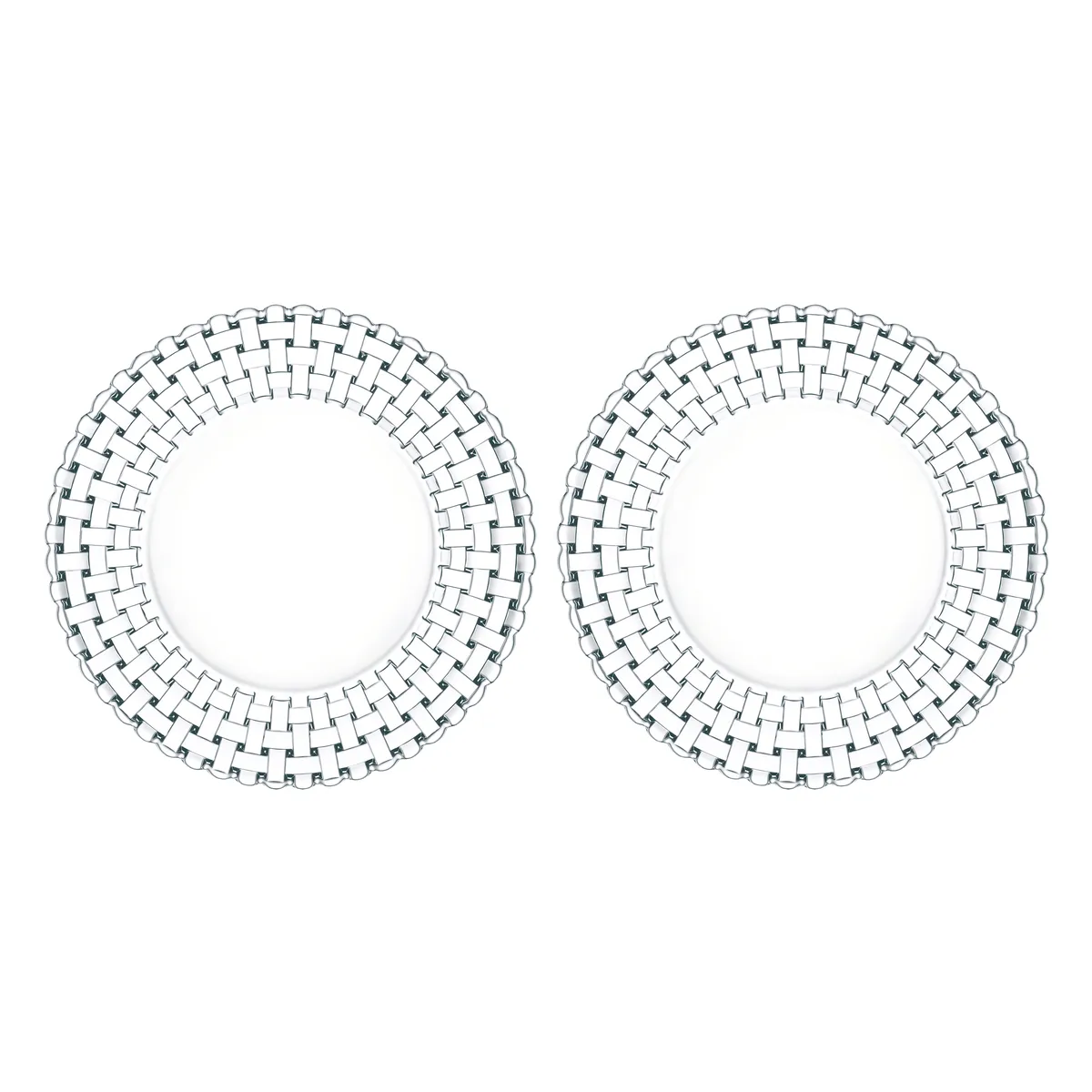 Nachtmann Bossa Nova plate 27 cm 2-pack clear