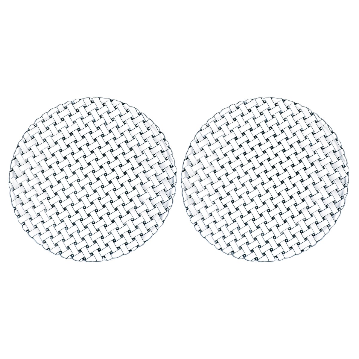Nachtmann Bossa Nova plate 32 cm 2-pack clear | Scandinavian Design | Dinner plates | Transparent