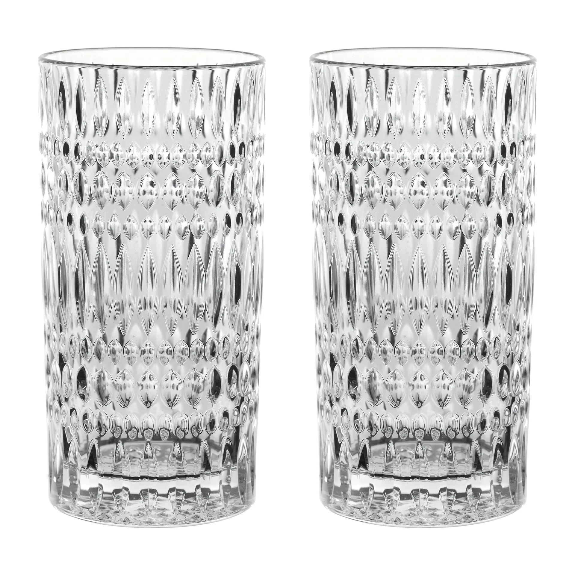 Ethno Barista Latte glass 43.4 cl 2-pack, Clear Nachtmann