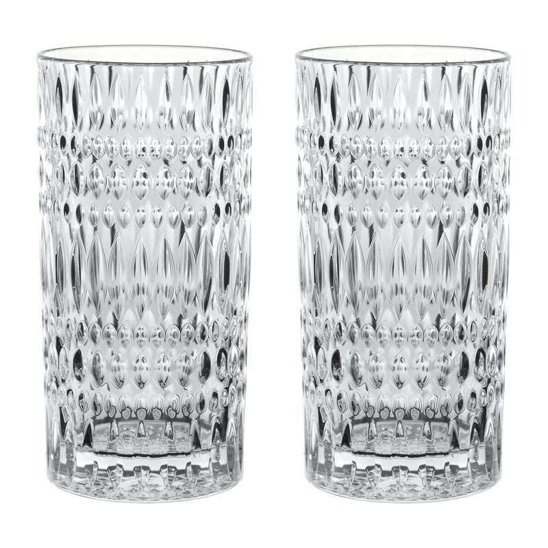 Nachtmann Ethno Barista Latte glass 43.4 cl 2-pack Clear