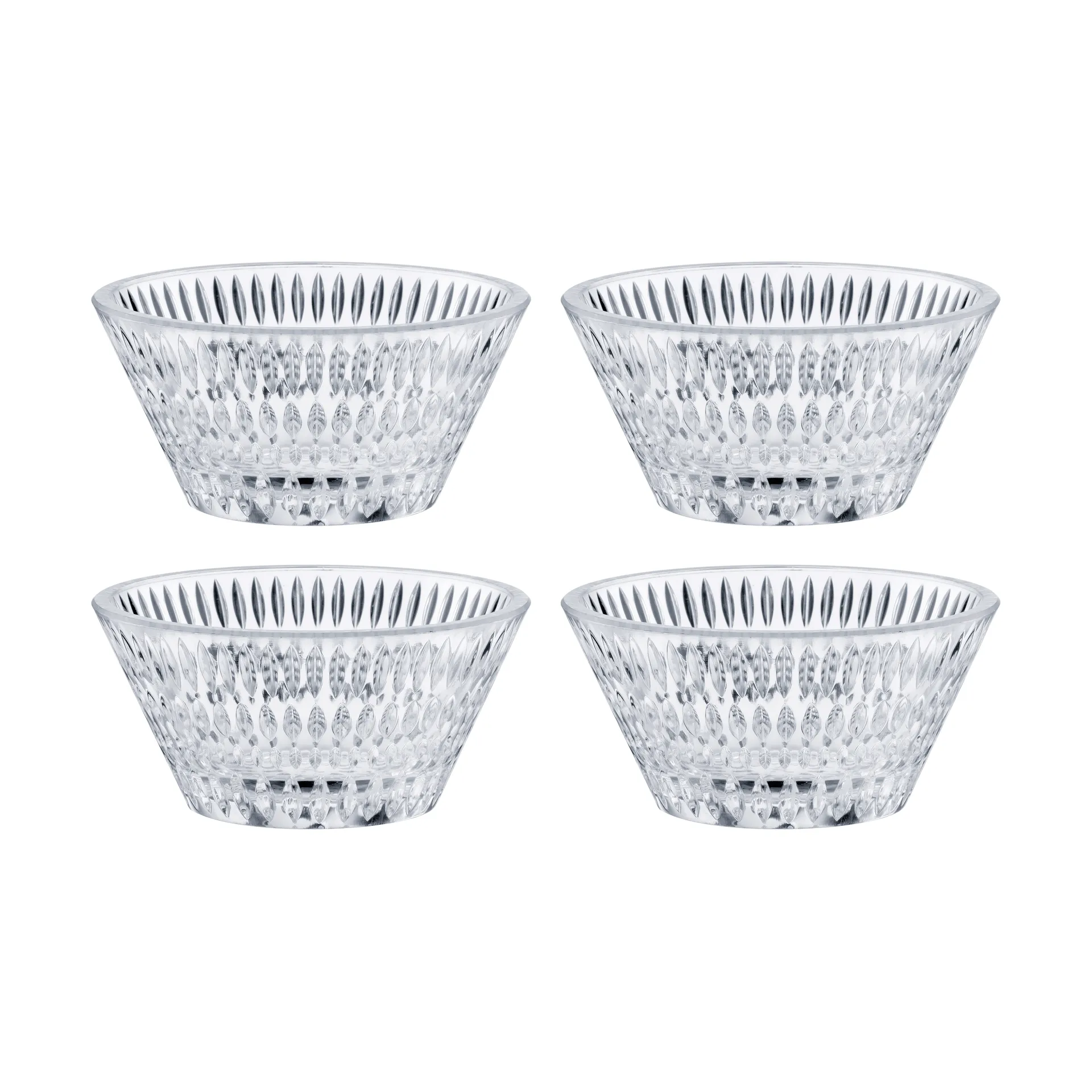 Ethno bowl Ø11 cm 4-pack, Clear Nachtmann
