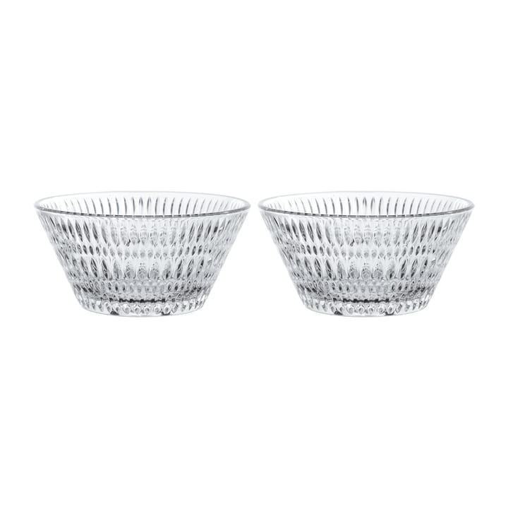 Ethno bowl Ø16.5 cm 2-pack - Clear - Nachtmann