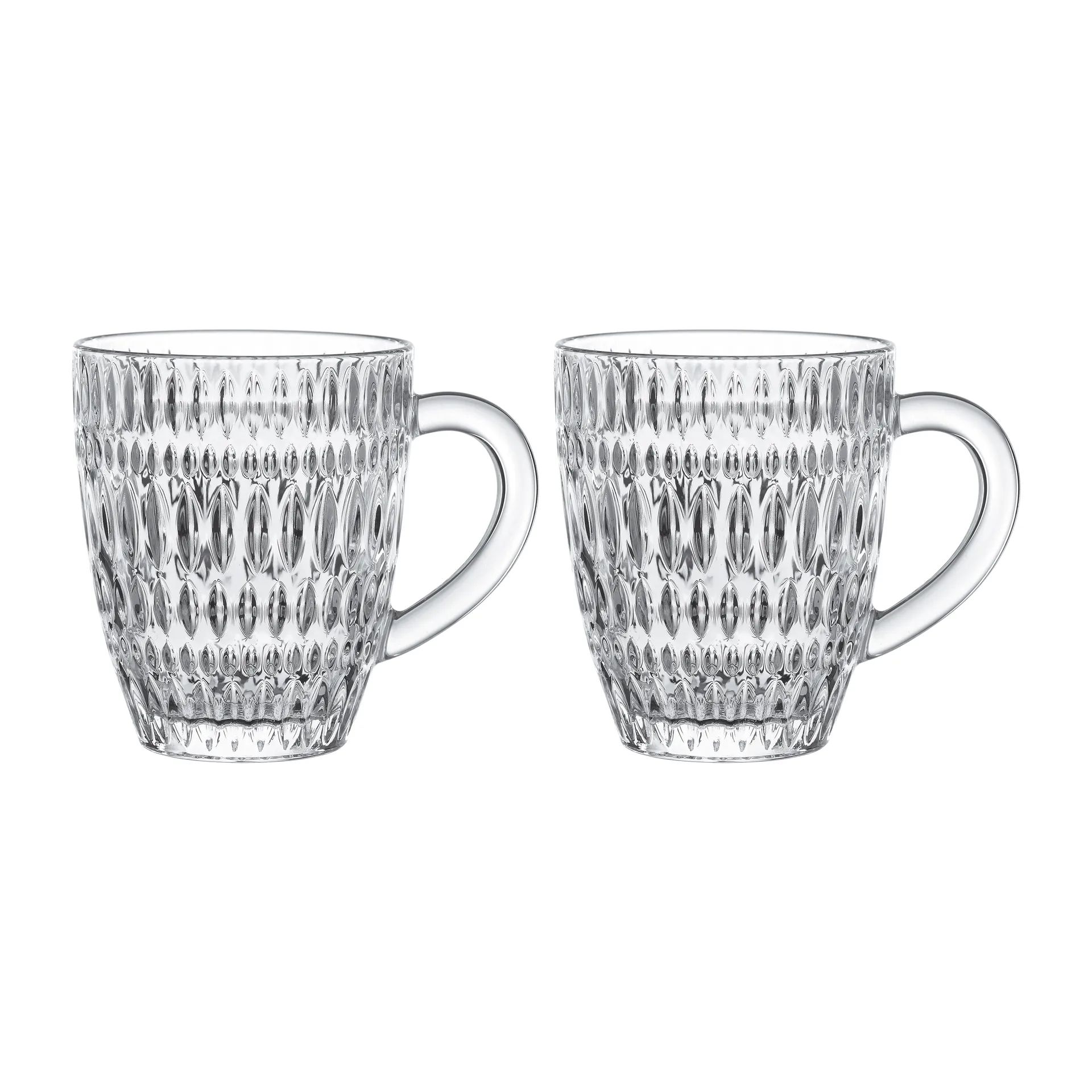 Ethno mug 39.2 cl 2-pack, Clear Nachtmann