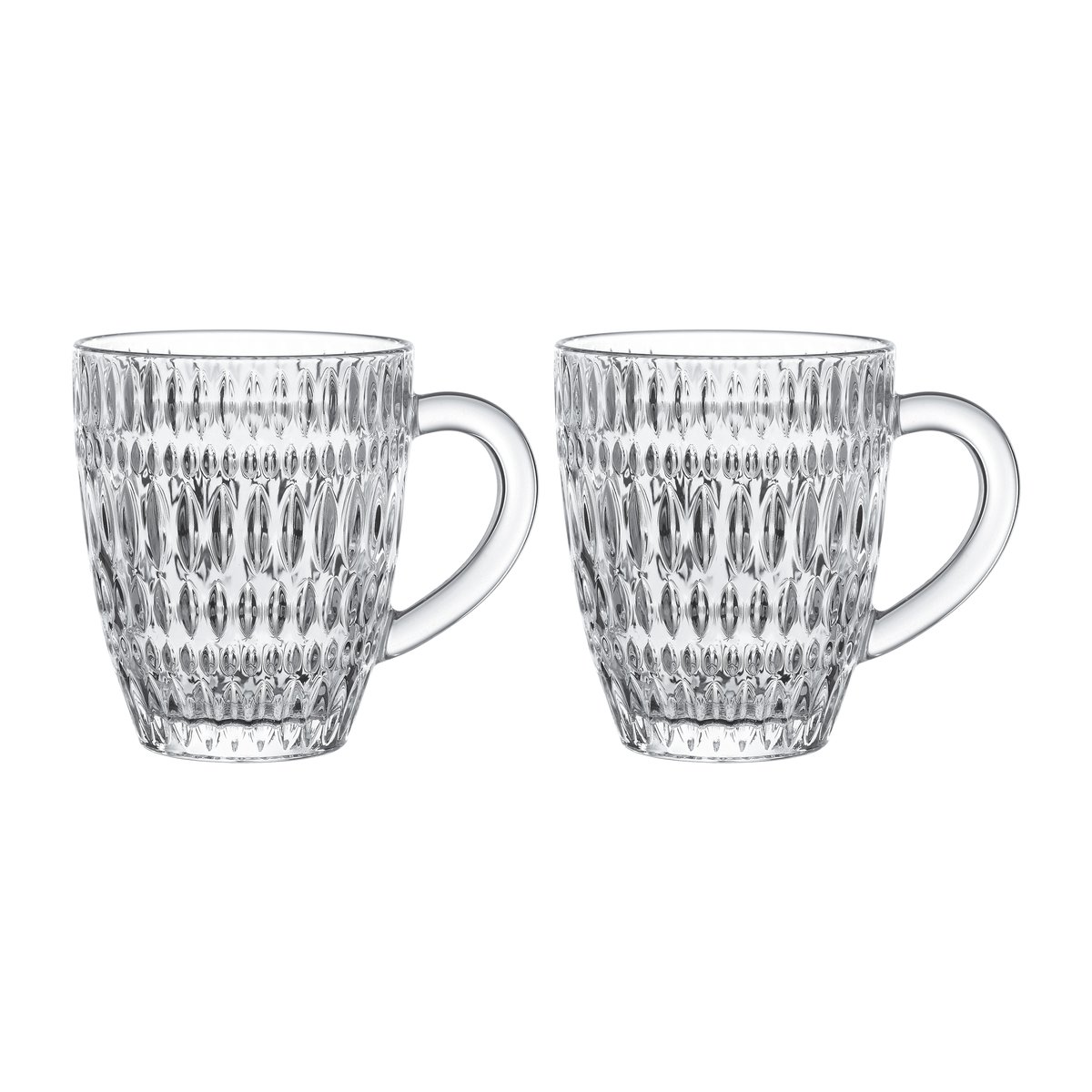 Nachtmann Ethno mug 39.2 cl 2-pack Clear | Scandinavian Design | Coffee cups | Transparent