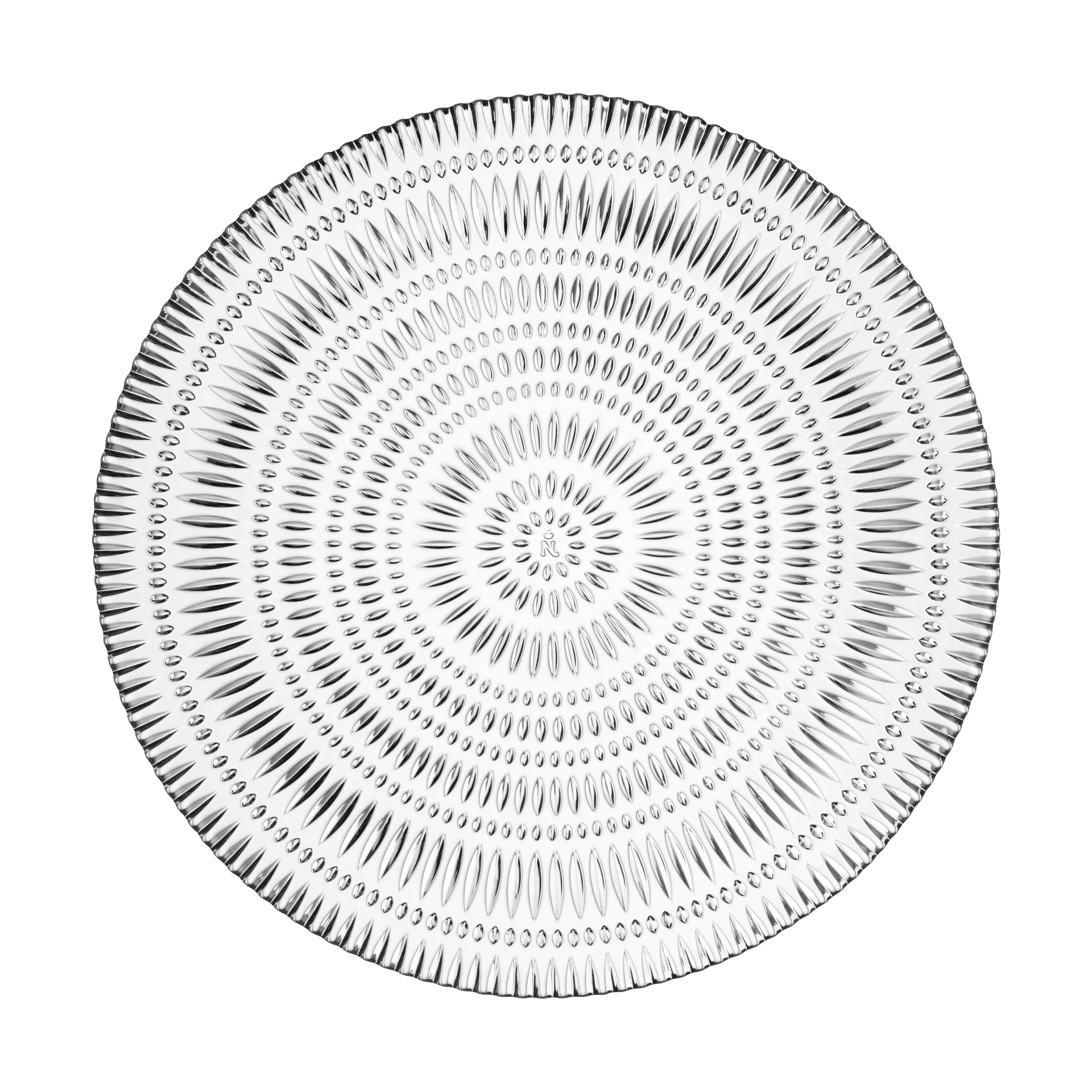 Ethno plate, 2-pack, crystal glass, Ø32 cm Nachtmann