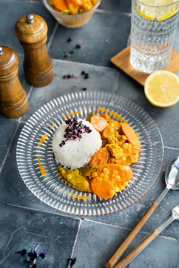 Ethno plate - 2-pack, crystal glass, Ø32 cm - Nachtmann