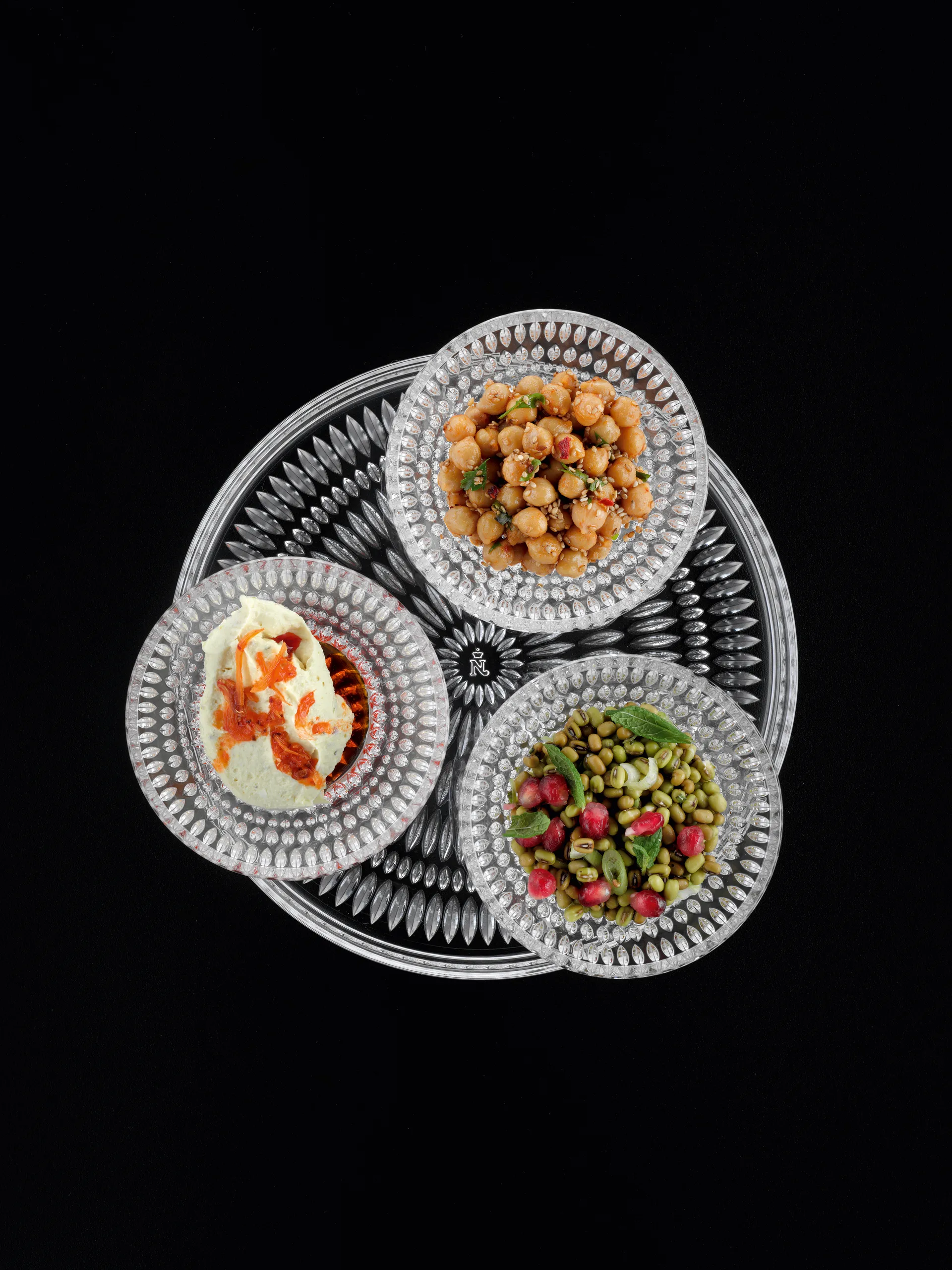 Ethno serving set, Crystal glasses, 4 pieces Nachtmann