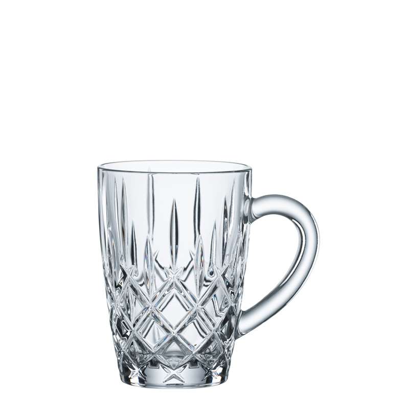 Nachtmann Noblesse hot mugs 4-pack 35 cl | Scandinavian Design | Coffee cups | Transparent