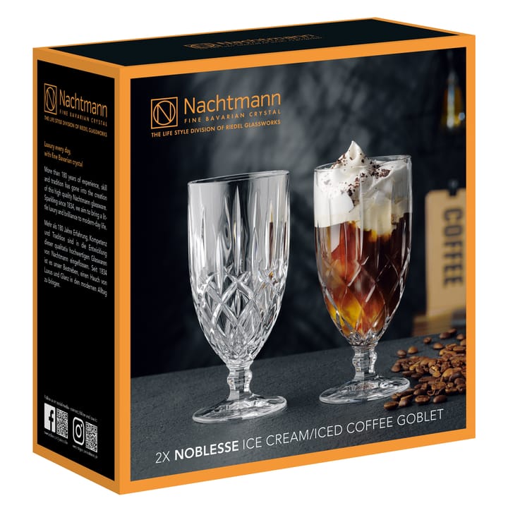 Noblesse dessert glasses 2-pack - clear - Nachtmann