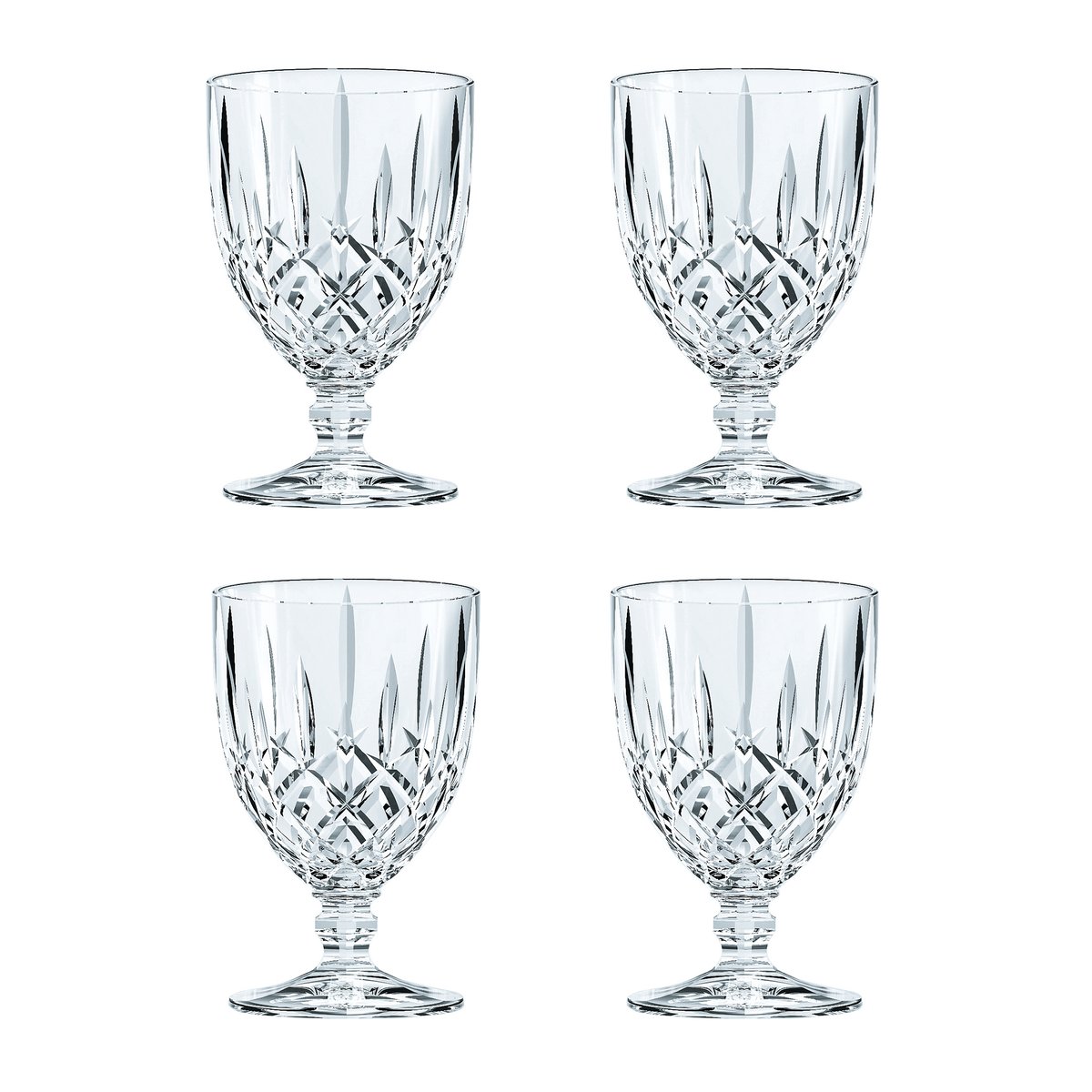 Nachtmann Noblesse glass on foot 23 cl 4-pack clear