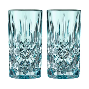 Noblesse Longdrink glass 39.5 cl 2-pack - Aqua - Nachtmann