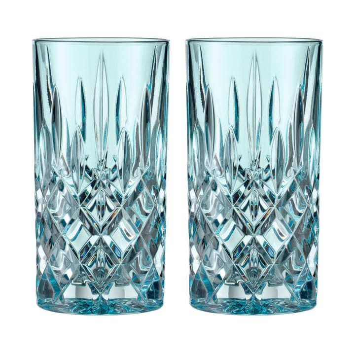 Noblesse Longdrink glass 39.5 cl 2-pack - Aqua - Nachtmann